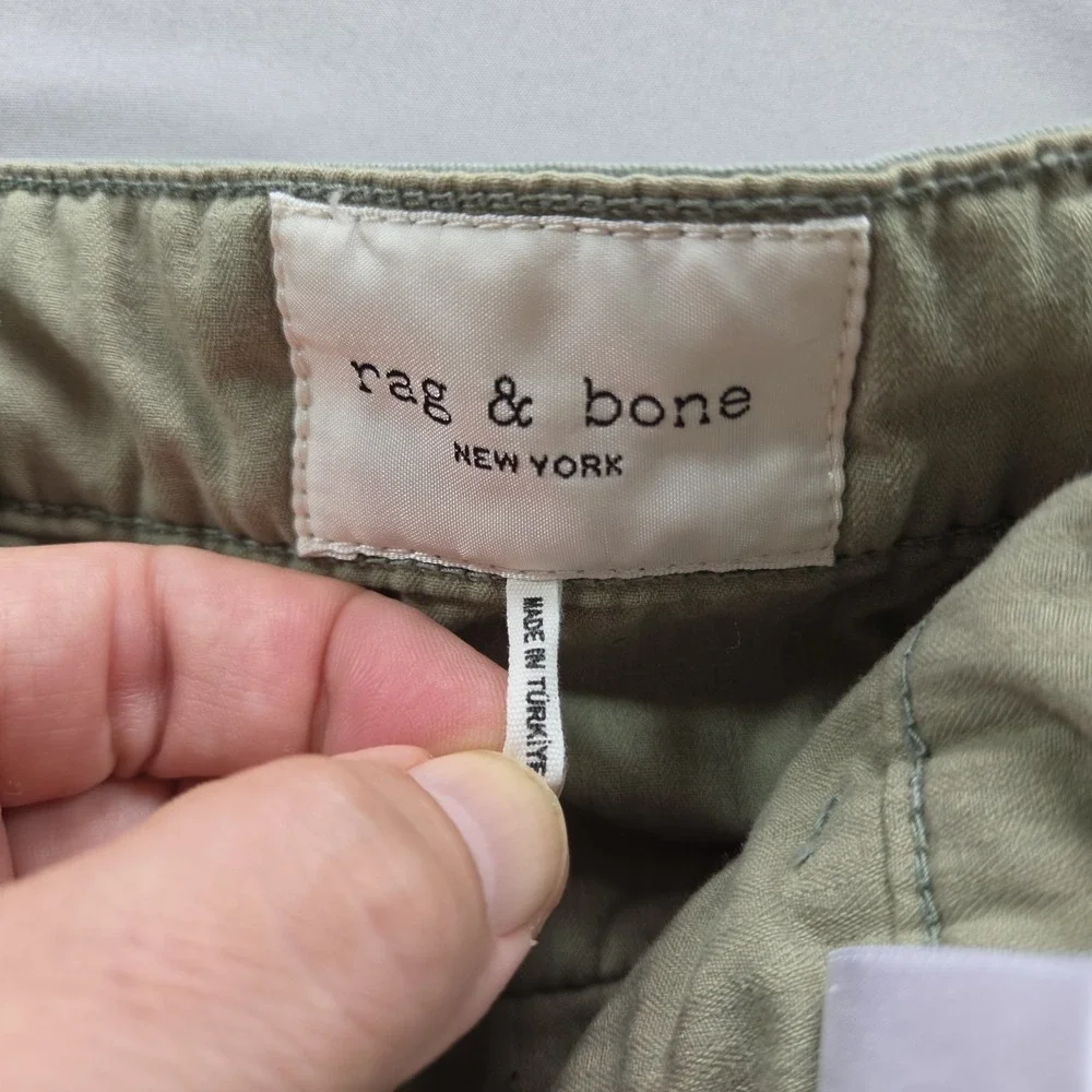 Rag & Bone Chino Pants Mens 31x31 Rover Green Fit 2 Slim